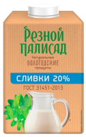 СЛИВКИ РЕЗНОЙ ПАЛИСАД 20% ТБА 500ГР