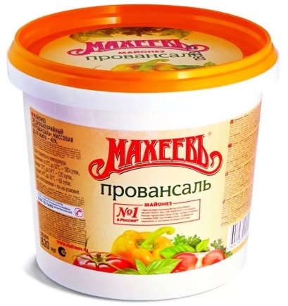 МАЙОНЕЗ МАХЕЕВ ПРОВАНСАЛЬ КЛАССИКА ВЕДРО 820МЛ