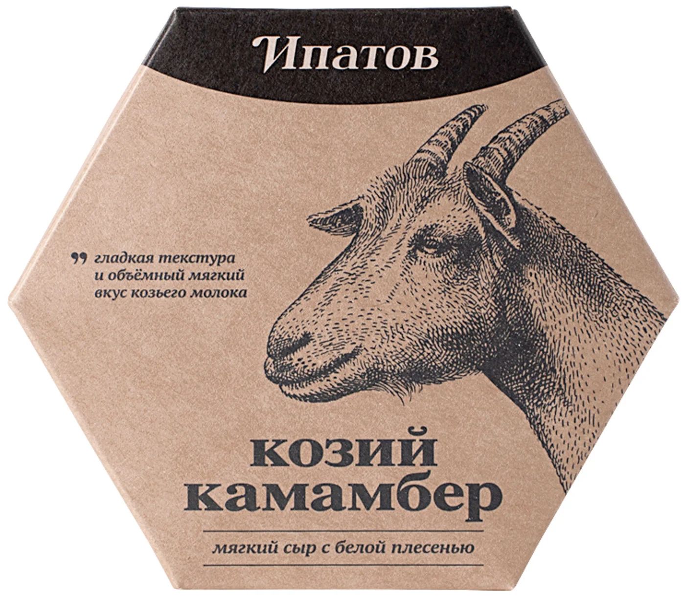 БЗМЖ СЫР КАМАМБЕР С ПЛЕСЕНЬЮ КОЗИЙ МЯГКИЙ 24% ЖИРН 125ГР