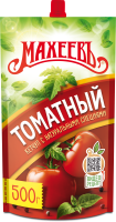 КЕТЧУП МАХЕЕВ ТОМАТНЫЙ 500ГР ДПДЗ