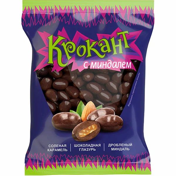 ДРАЖЕ КРОКАНТ ТЕМН.ГЛАЗ 500ГР