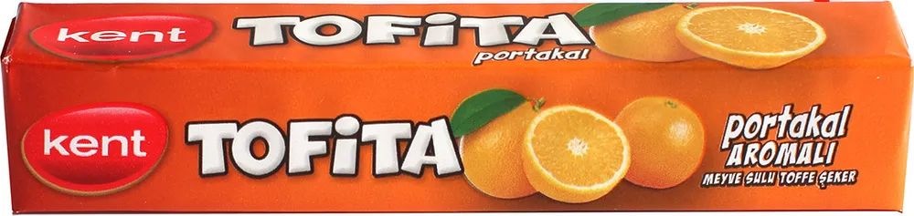 Конфеты жевательные со вкусом апельсина Tofita 47 г