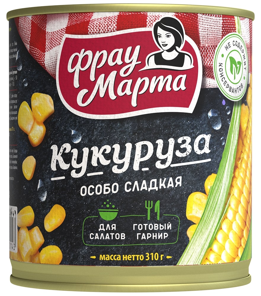 КУКУРУЗА САХАРНАЯ ФРАУ МАРТА 310МЛ