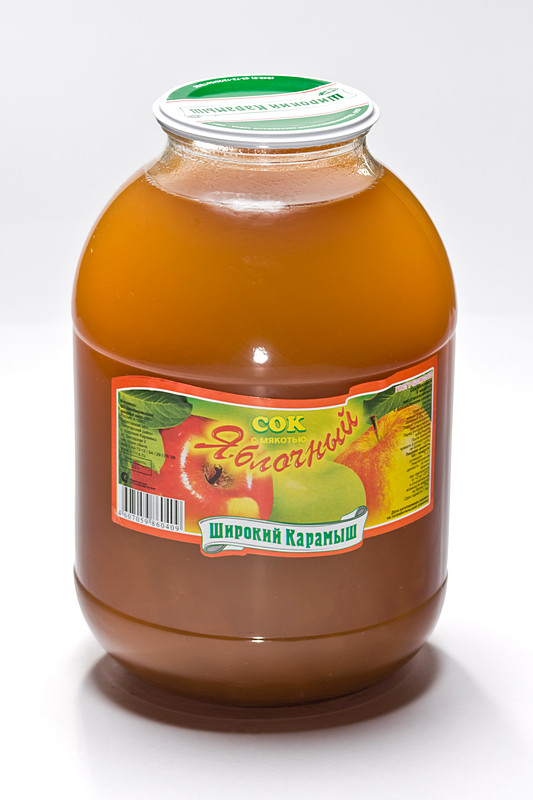 Нектар Яблочный "Широкий Карамыш" 3л.