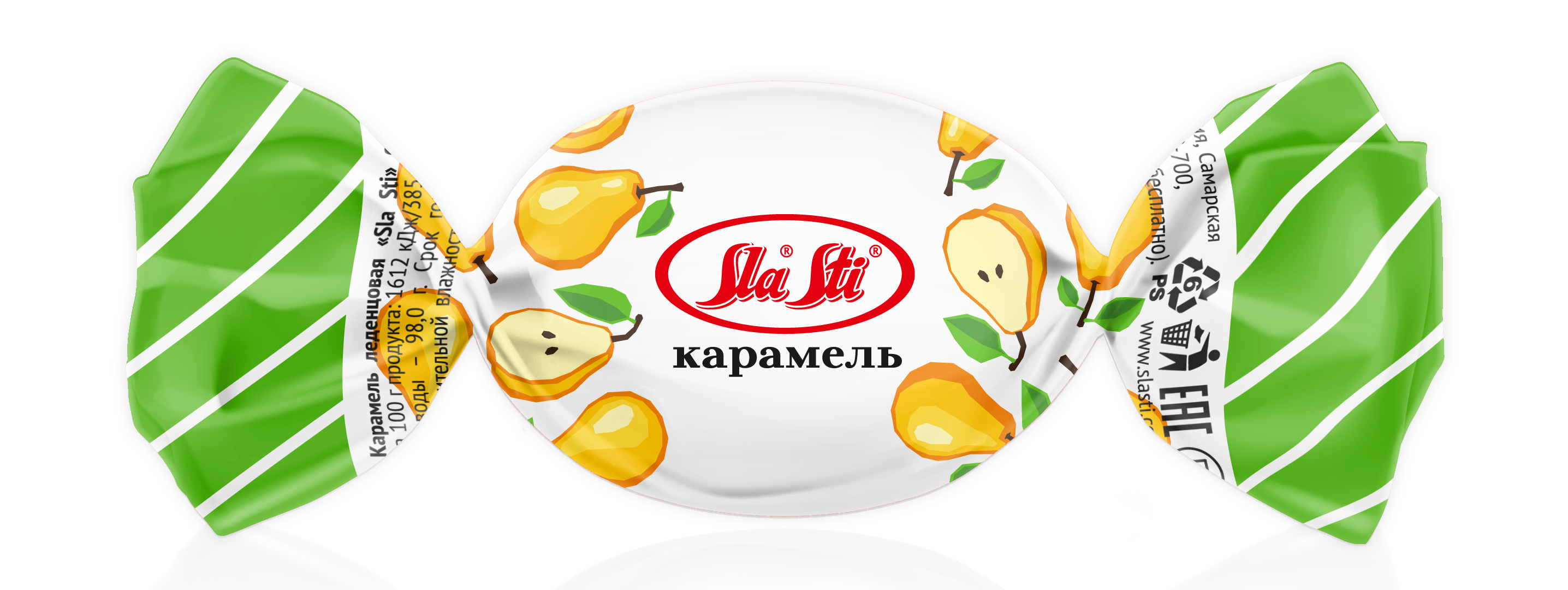 КАРАМЕЛЬ СЛАСТИ СО ВКУСОМ ДЮШЕСА 200ГР