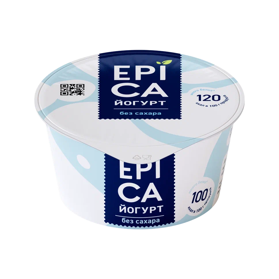Йогурт EPICA натуральный, 6.0%, 130 г