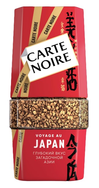КОФЕ CARTE NOIRE VOYAGE AU JAPAN РАСТВОРИМЫЙ СТ/Б 90Г