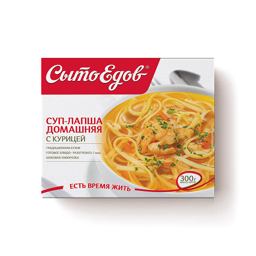 Суп-лапша домашняя с курицей Вкусный Суп 300гр