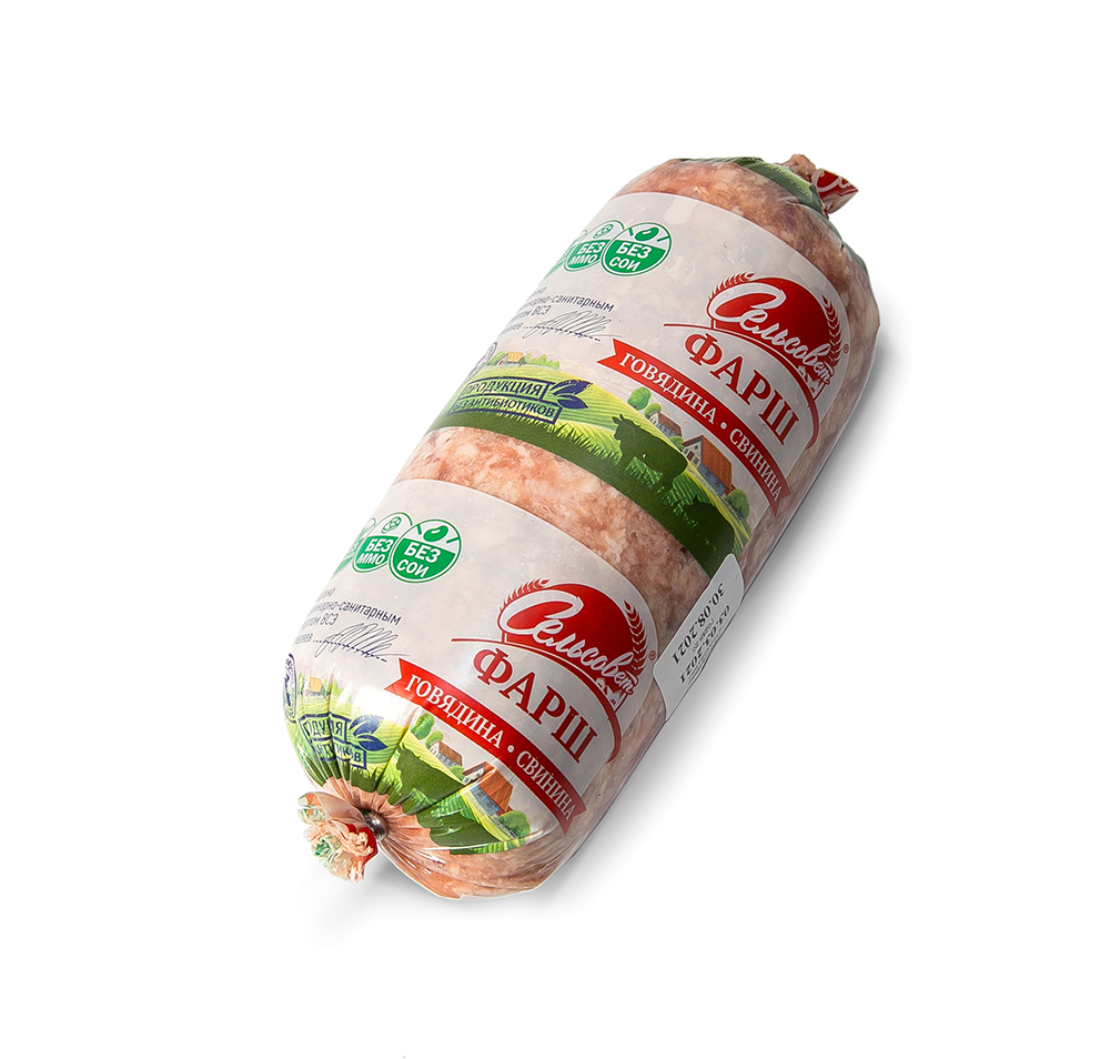 Фарш из говядины и свинины зам. 500 гр.  Сельсовет