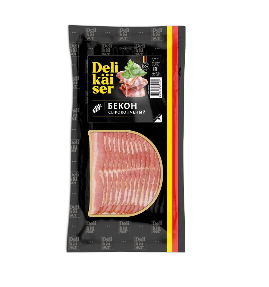 БЕКОН DELIKAISER С/К В/У НАРЕЗКА 150ГР