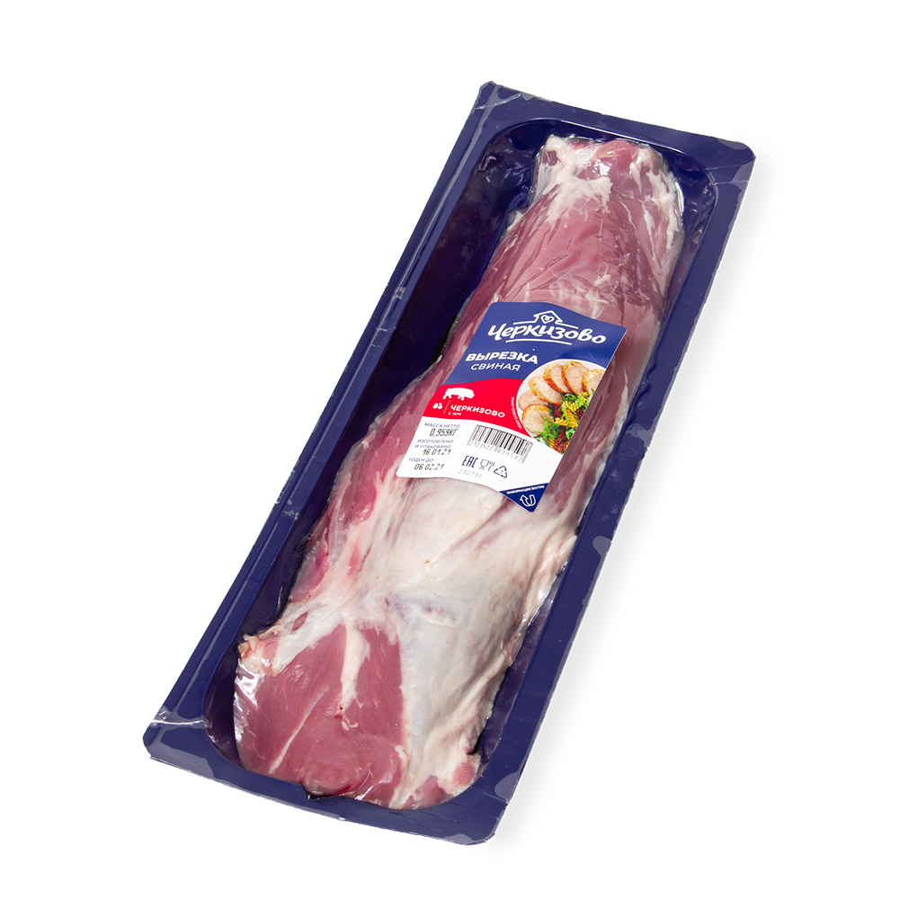 ВЫРЕЗКА СВИНАЯ ОХЛ В/У ЧЕРКИЗОВО 600ГР