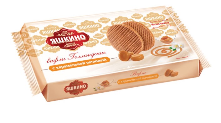 ВАФЛИ ГОЛЛАНДСКИЕ ВАРЕНАЯ СГУЩЕНКА 165ГР