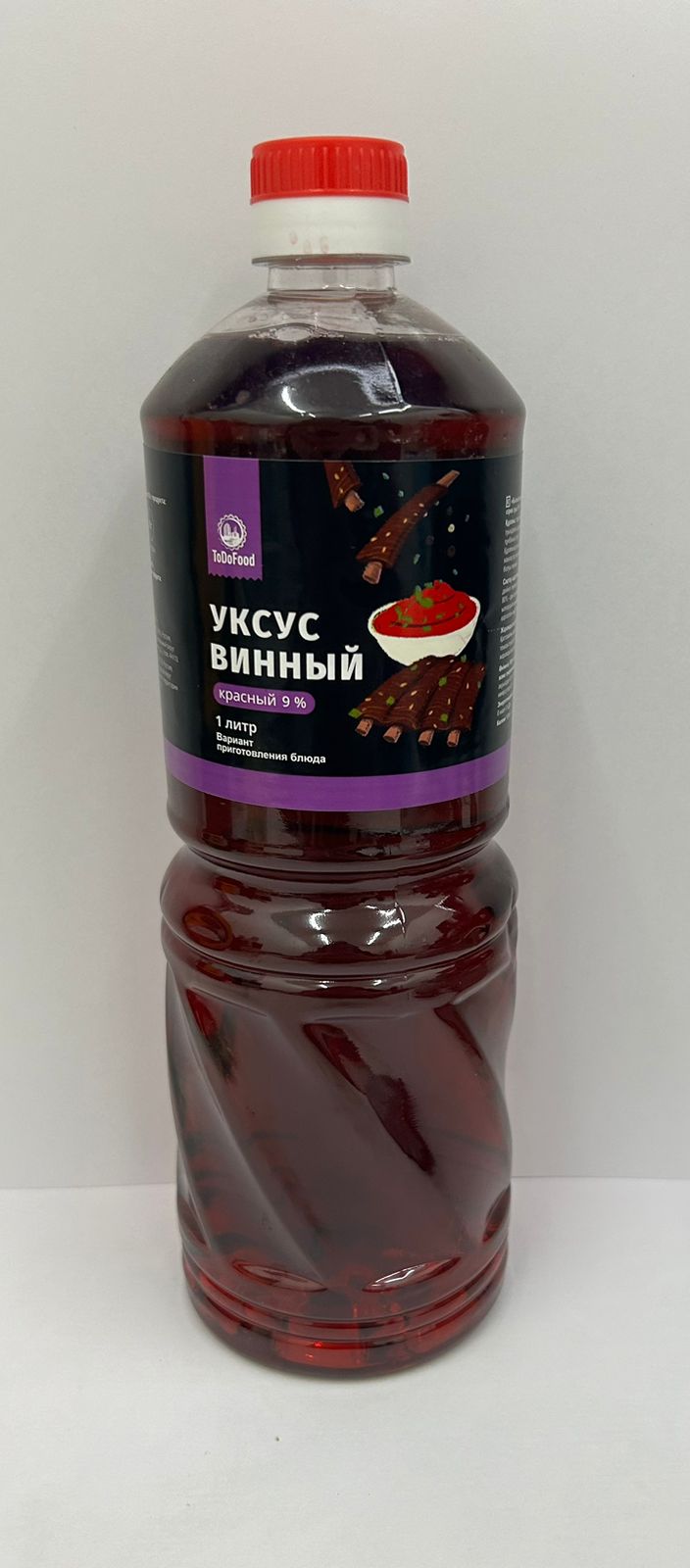 УКСУС ВИННЫЙ ИЗ КРАСНОГО ВИНА 9% 1Л