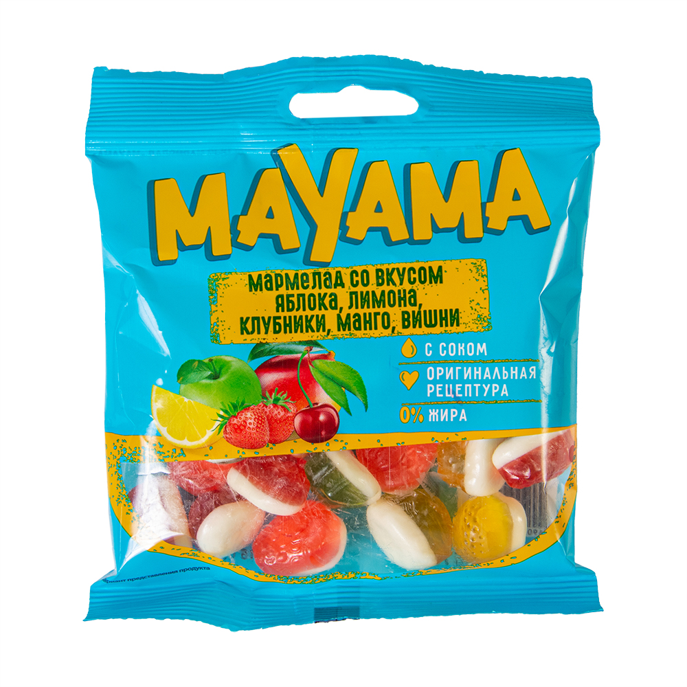 МАРМЕЛАД ЖЕВ МАЯМА АССОРТИ ВКУСОВ 70ГР