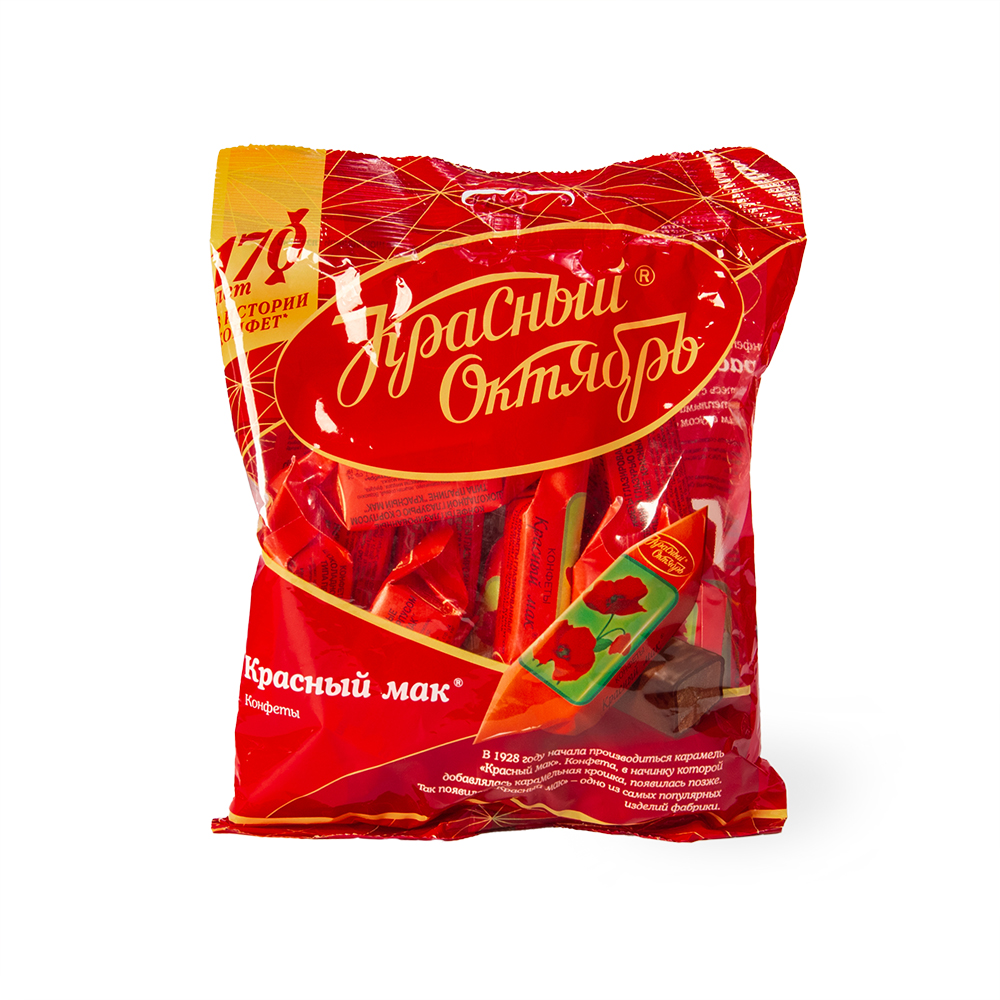 КОНФЕТЫ КРАСНЫЙ МАК КРАСНЫЙ ОКТЯБРЬ 250ГР