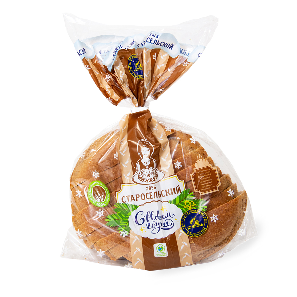 ХЛЕБ СТАРОСЕЛЬСКИЙ РЖ СХЗ№5 500ГР