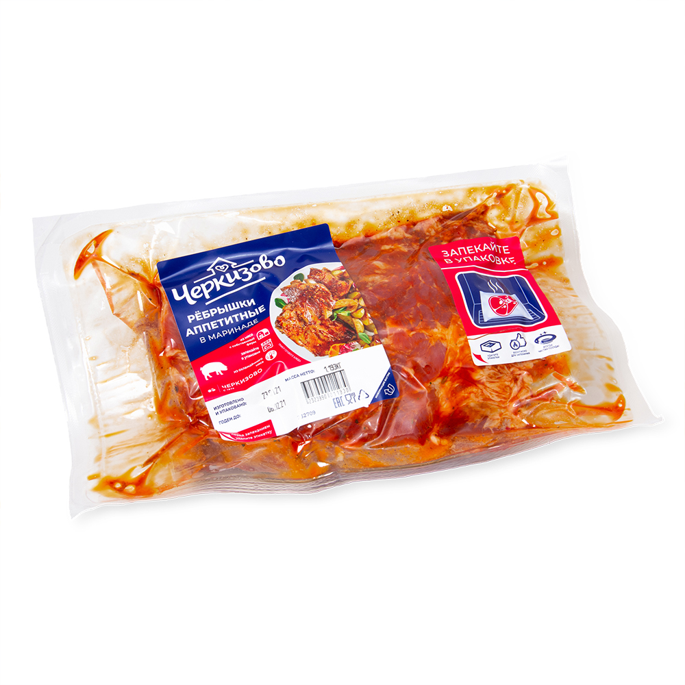 РЕБРЫШКИ АППЕТИТНЫЕ В МАРИНАДЕ В/У ОХЛ /ВЕС