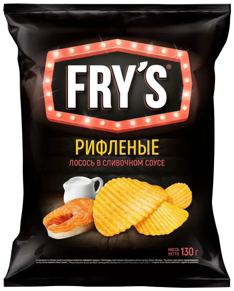 ЧИПСЫ FRY’S ДИКИЙ ЛОСОСЬ 130Г