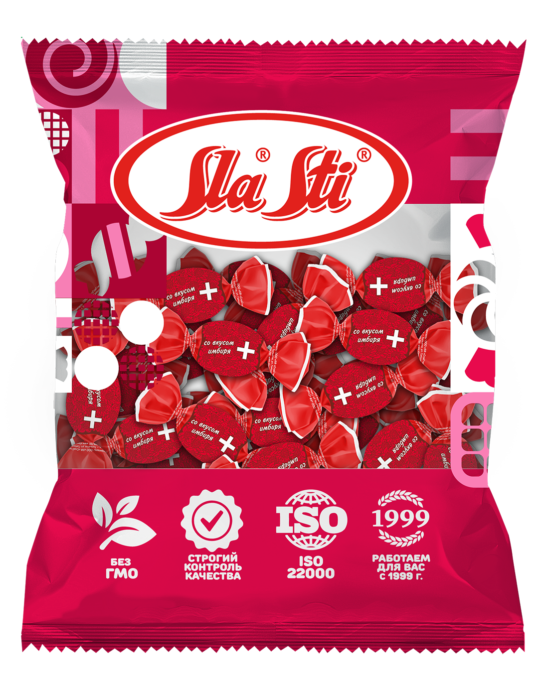 КАРАМЕЛЬ СЛАСТИ СО ВКУСОМ ИМБИРЯ 200ГР