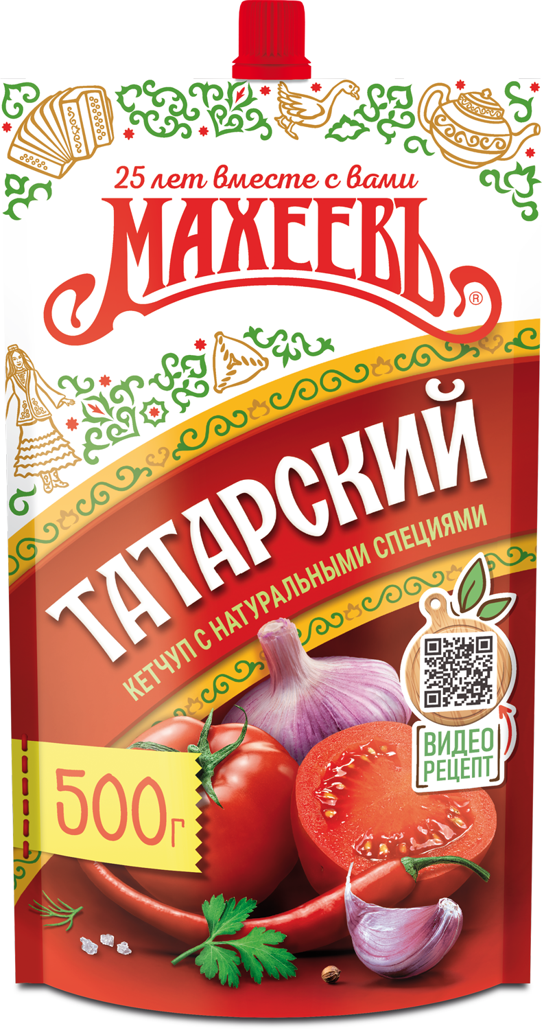 КЕТЧУП МАХЕЕВ ТАТАРСКИЙ 500ГР Д/П