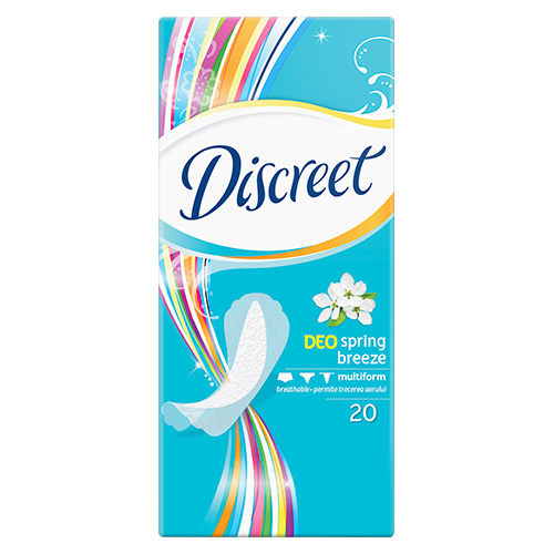 Прокладки ежедневные Discreet Deo Spring Breezе Singlе 20шт.