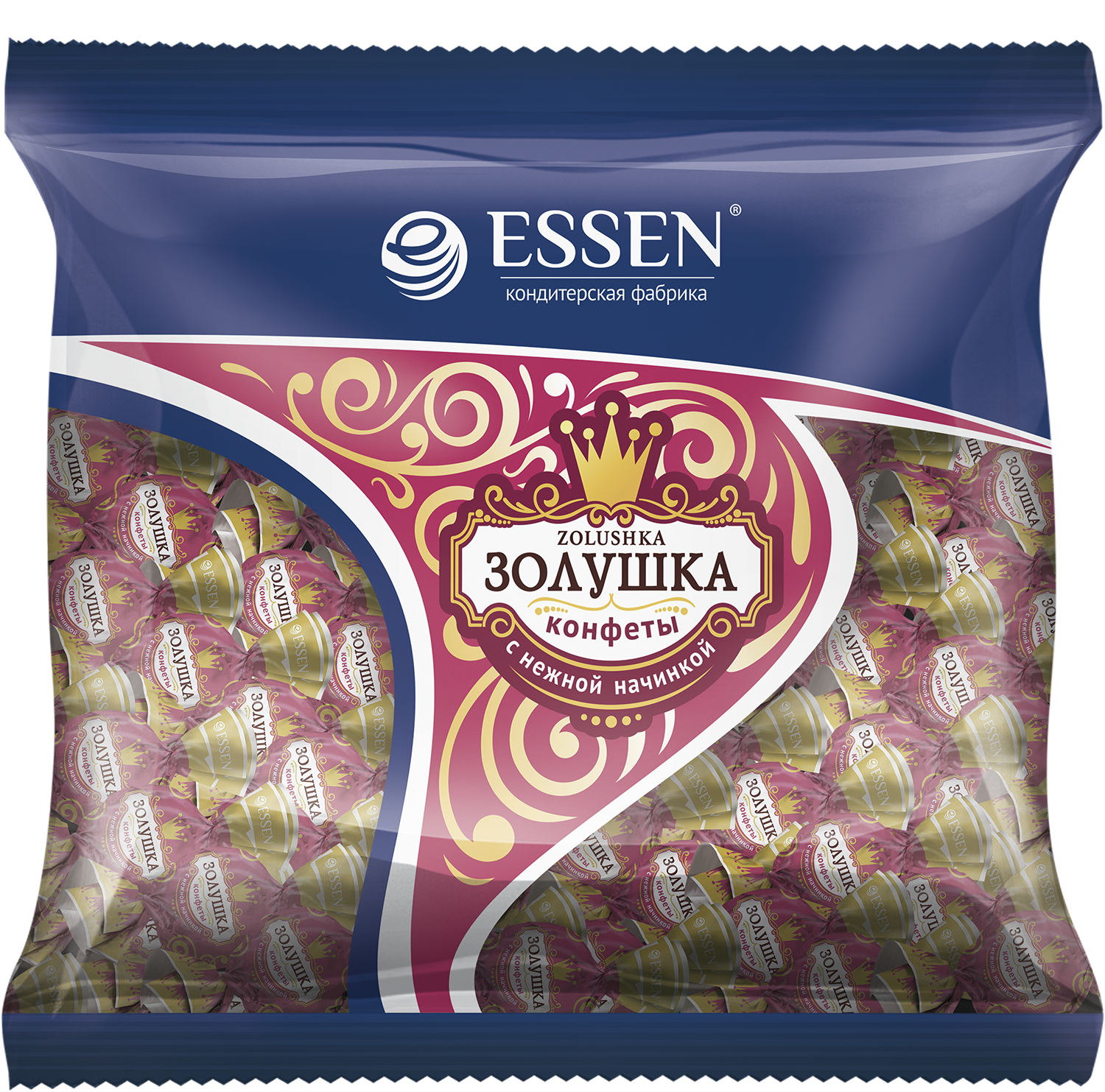 КОНФЕТЫ ЗОЛУШКА ПАКЕТ 500ГР/ МАХЕЕВ/ ESSEN