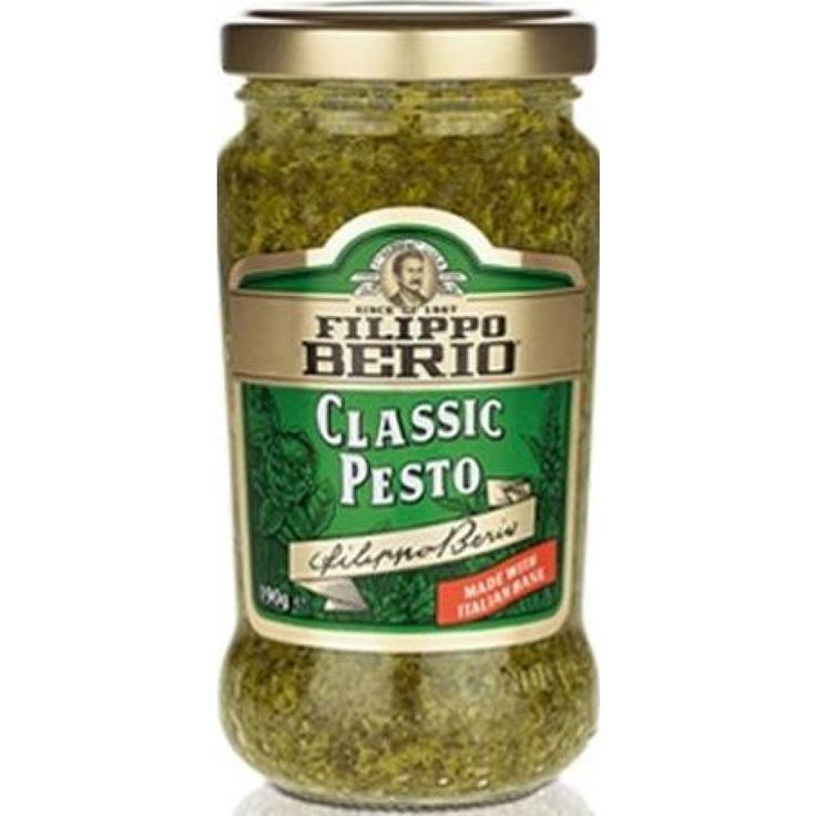 СОУС ПЕСТО КЛАССИЧЕСКИЙ, СТ/Б, 190 Г, FILIPPO BERIO