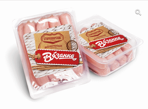 СОСИСКИ МОЛОЧНЫЕ МОЛОКУШИ ВЯЗАНКА  СТАРОДВОРЬЕ /ВЕС