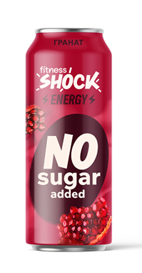 НАПИТОК FITNESSHOCK ТОНИЗИРУЮЩИЙ ПЕРСИК 450ГР Ж/Б