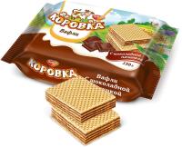 ВАФЛИ РОТФРОНТ КОРОВКА С ШОКОЛАДНОЙ НАЧИНКОЙ 150ГР