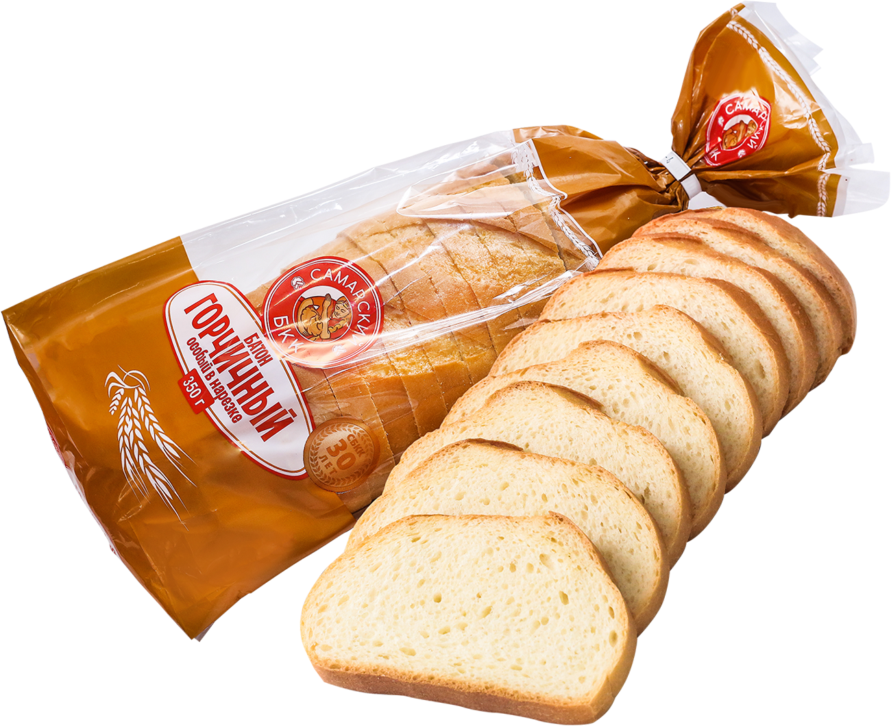 Батон "Горчичный" в нарезке 0,35