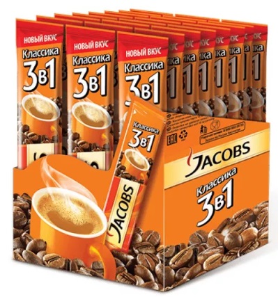 КОФЕ ЯКОБС МОНАРХ 3В1 КЛАССИК 12,6ГР
