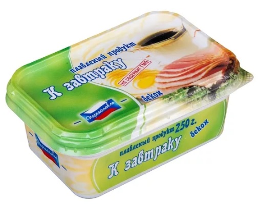 Продукт плавленый Переяславль Рязань бекон ванночка 250г