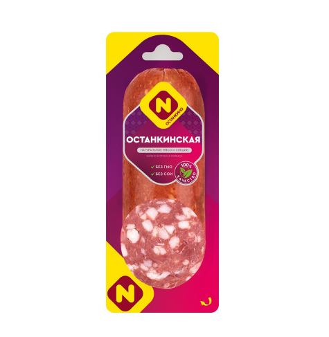 Колбаса в/к Останкино Останкинская в/у 330гр