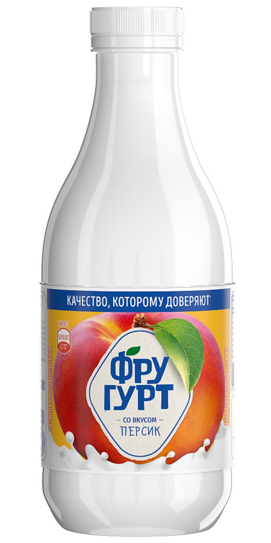 НАПИТОК КИСЛОМОЛОЧНЫЙ ФРУГУРТ ПЕРСИК 1% 930Г ПЭТ