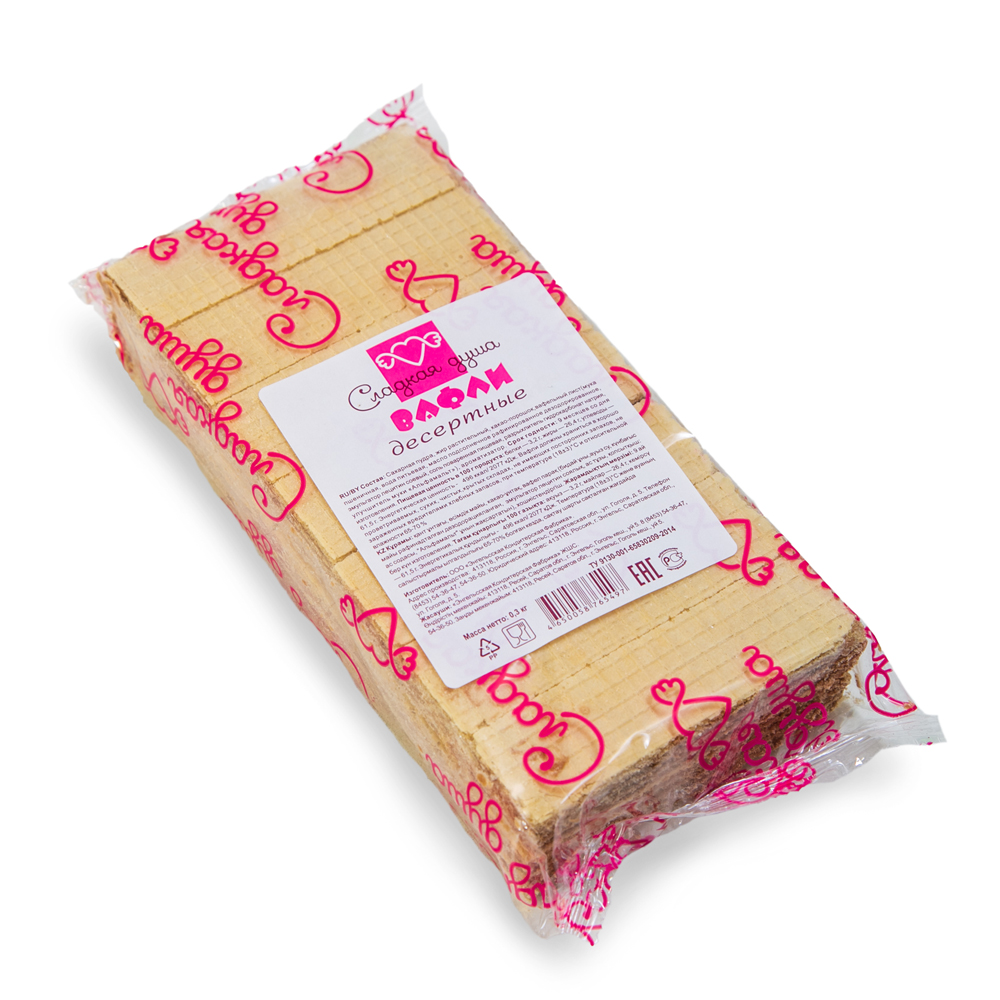 ВАФЛИ СД ДЕСЕРТНЫЕ 300ГР