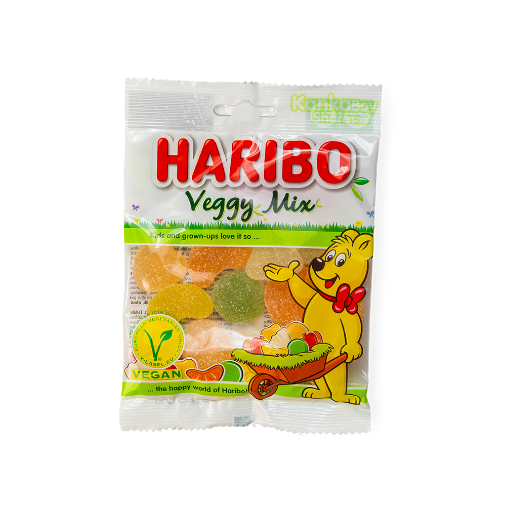 ЖЕВАТЕЛЬНЫЙ МАРМЕЛАД HARIBO ВЕГАН АССОРТИ, 80Г