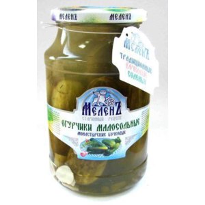 ОГУРЦЫ МАЛОСОЛ МЕЛЕНЪ МОНАСТЫРСКИЕ БОЧКОВЫЕ 900ГР