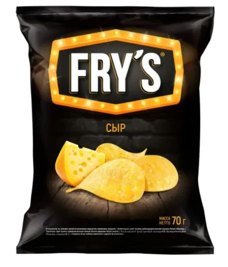Чипсы из натур. картофеля FRY’S Сыр Выдержаннй 70г