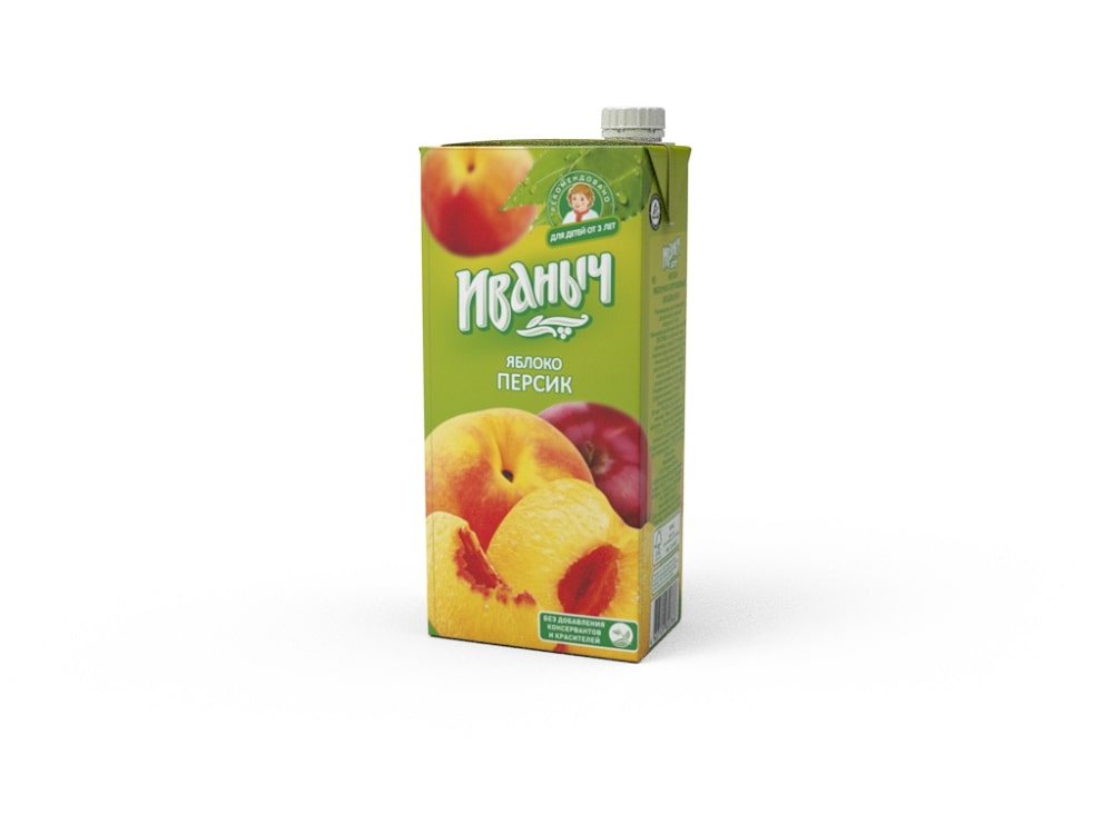 НЕКТАР ИВАНЫЧ 0,95Л ЯБЛОКО/ПЕРСИК Т/П