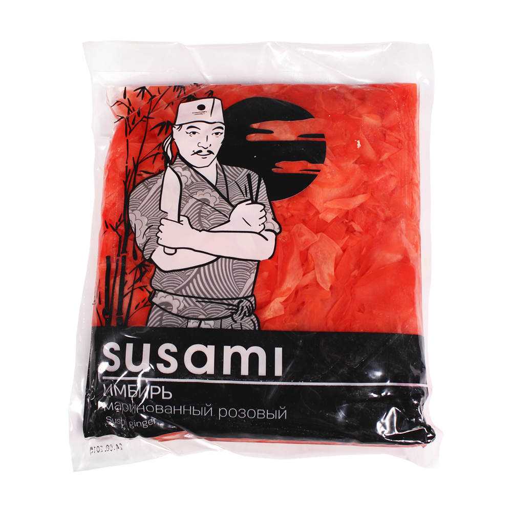 ИМБИРЬ МАРИНОВАННЫЙ РОЗОВЫЙ 1,4КГ SUSAMI