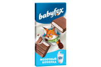 ШОКОЛАД BABYFOX ПЛИТКА МОЛОЧНЫЙ 90ГР