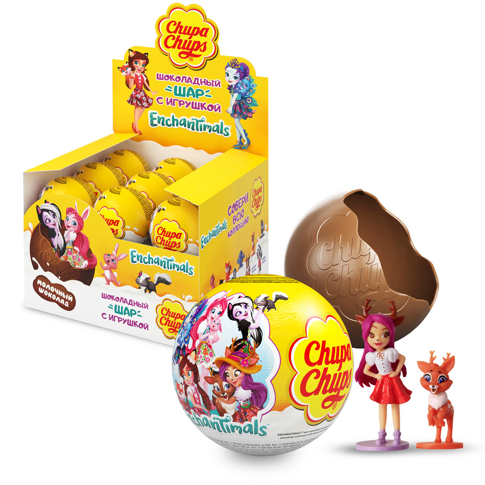 ТОП 100 Шок.изделие Чупа Чупс Шокшары девочки 9*18*20г