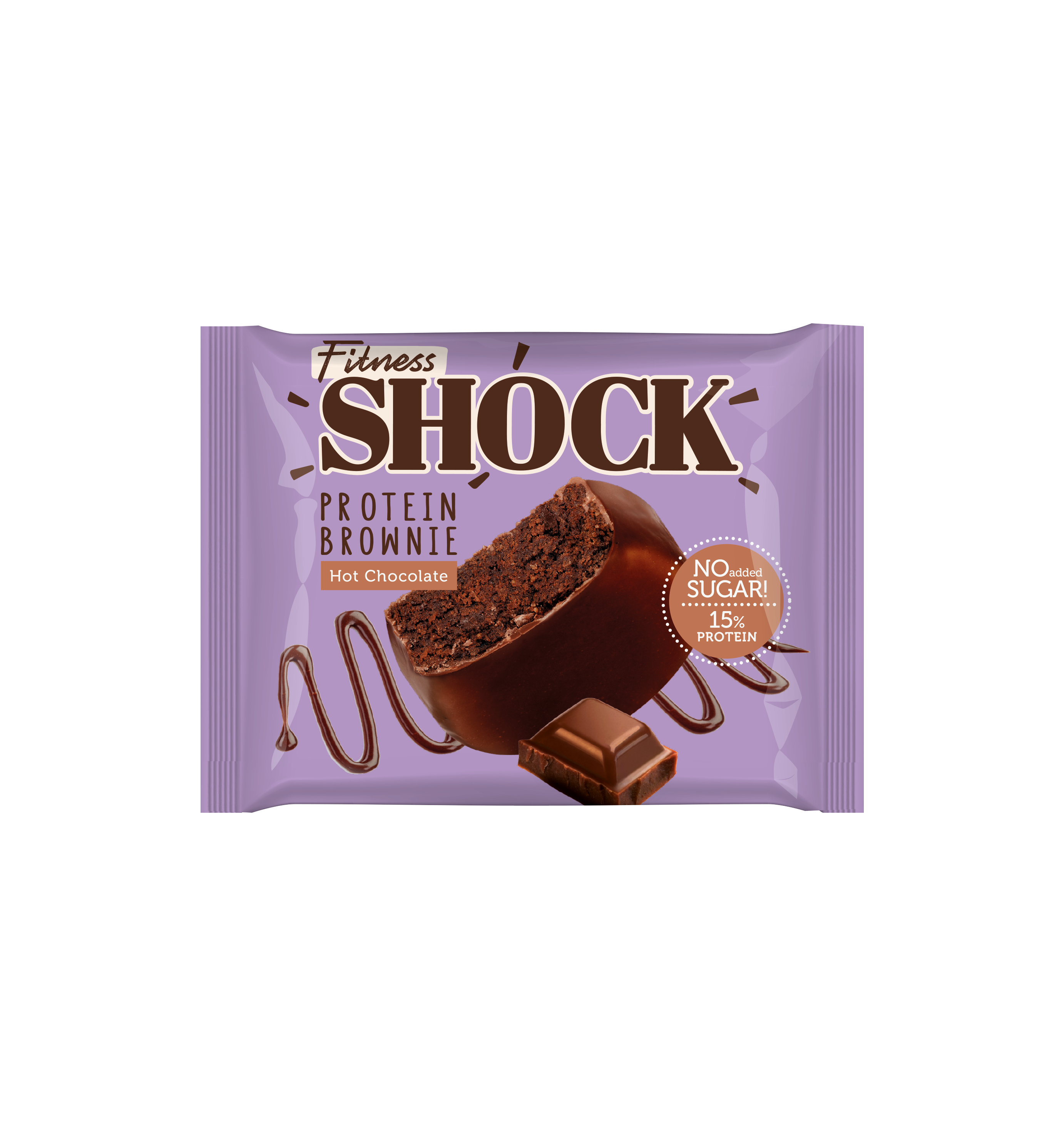 ПИРОЖНОЕ ПРОТЕИНОВОЕ ФИТНЕСШОК БРАУНИ ГОРЯЧИЙ ШОКОЛАД 50 ГР