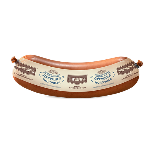 Колбаса вареная Дугушка Молочная 0,6 кг. (8 шт)