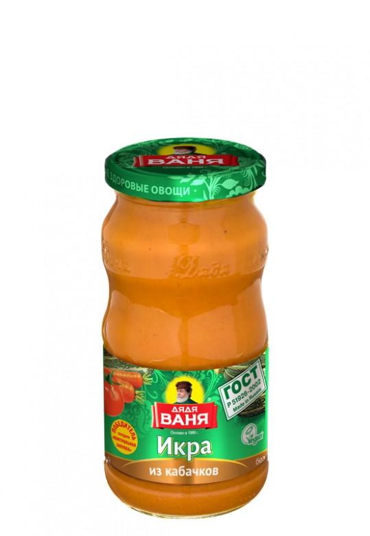 Икра "Дядя Ваня" из обжаренных кабачков, 460г