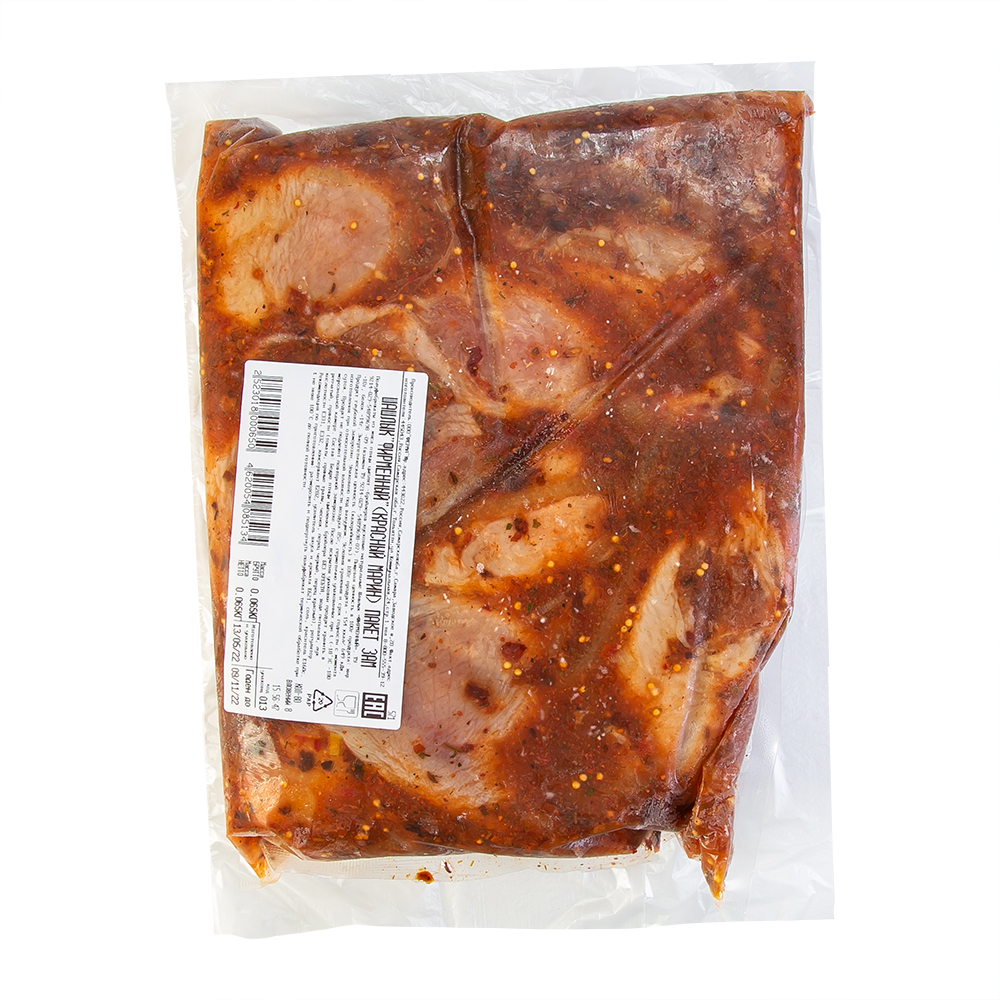 Шашлык Сельсовет куриный Фирменный, красный маринад, в/у зам.