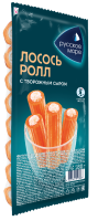 ПАЛОЧКИ РОЛЛ-ЛОСОСЬ РУССКОЕ МОРЕ С СЫРОМ ОХЛ 180ГР