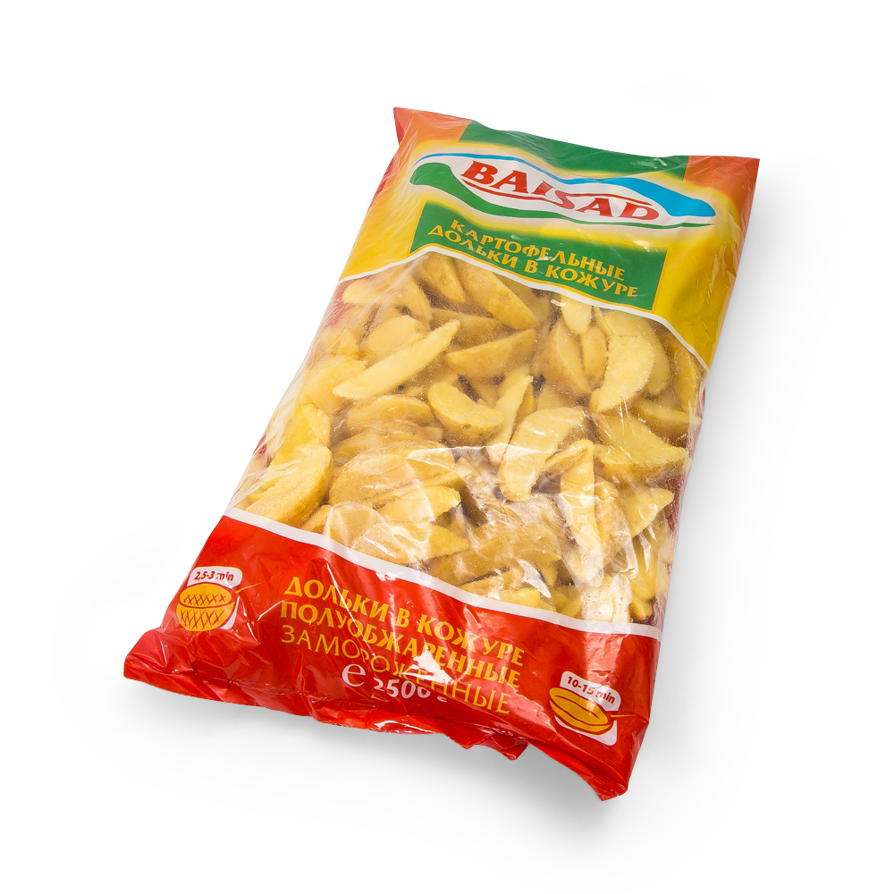 Картофельные дольки Байсад замороженные 2,5кг