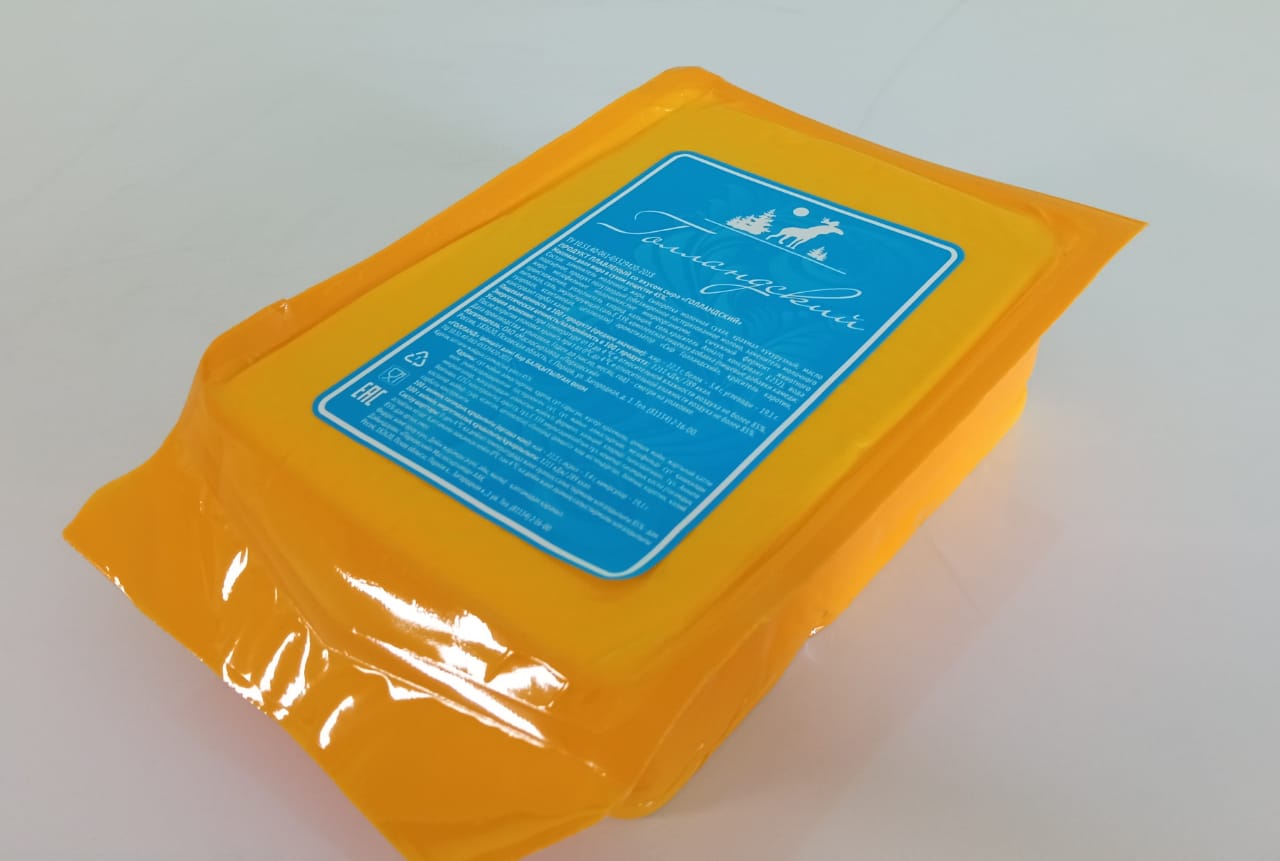 Продукт плавленый со вкусом сыра Голландский, брусок 800г НДС 20%